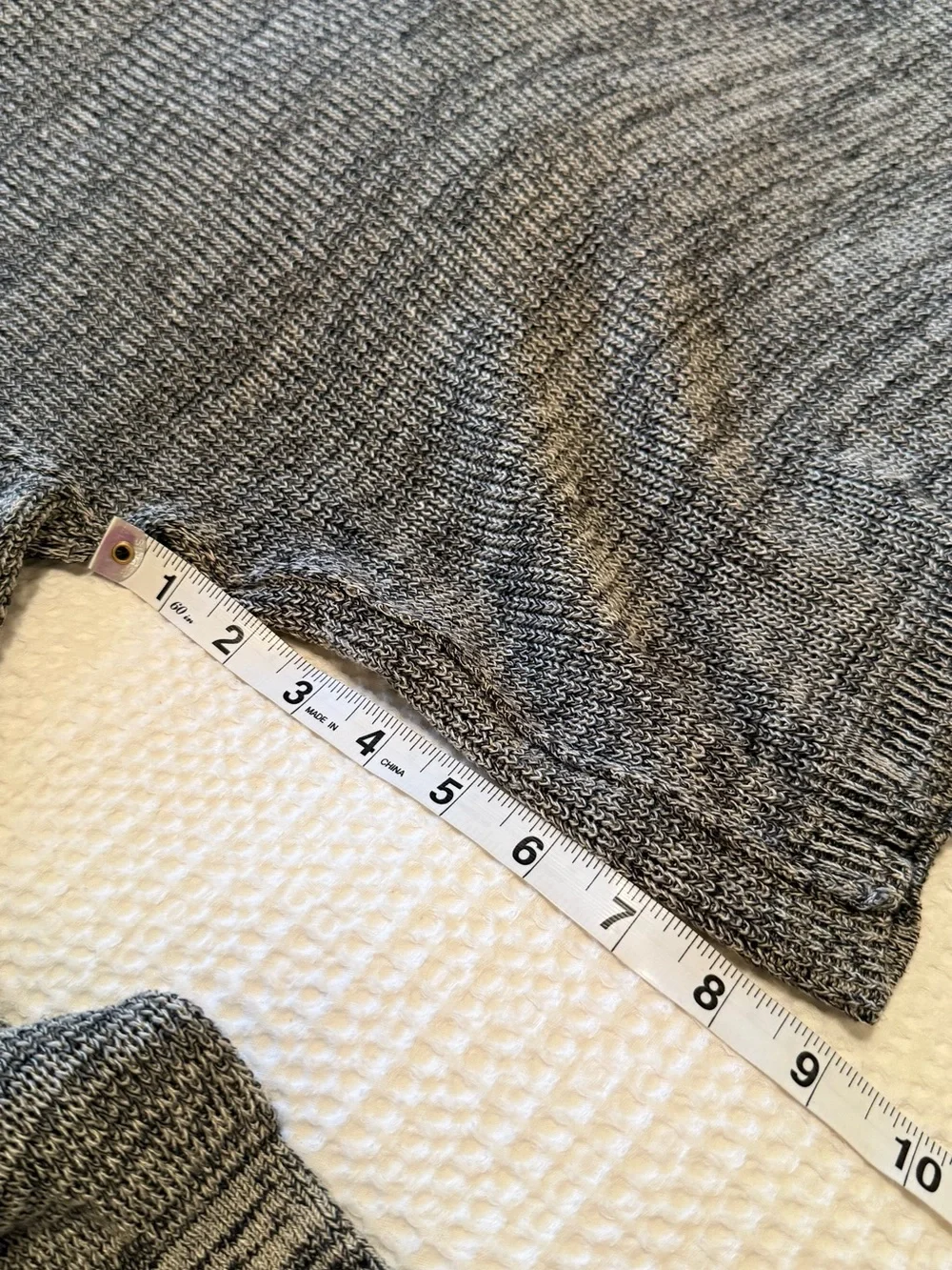 Free People | Alana Pullover Sweater | Heather Gray | Linen Blend | Size = XS